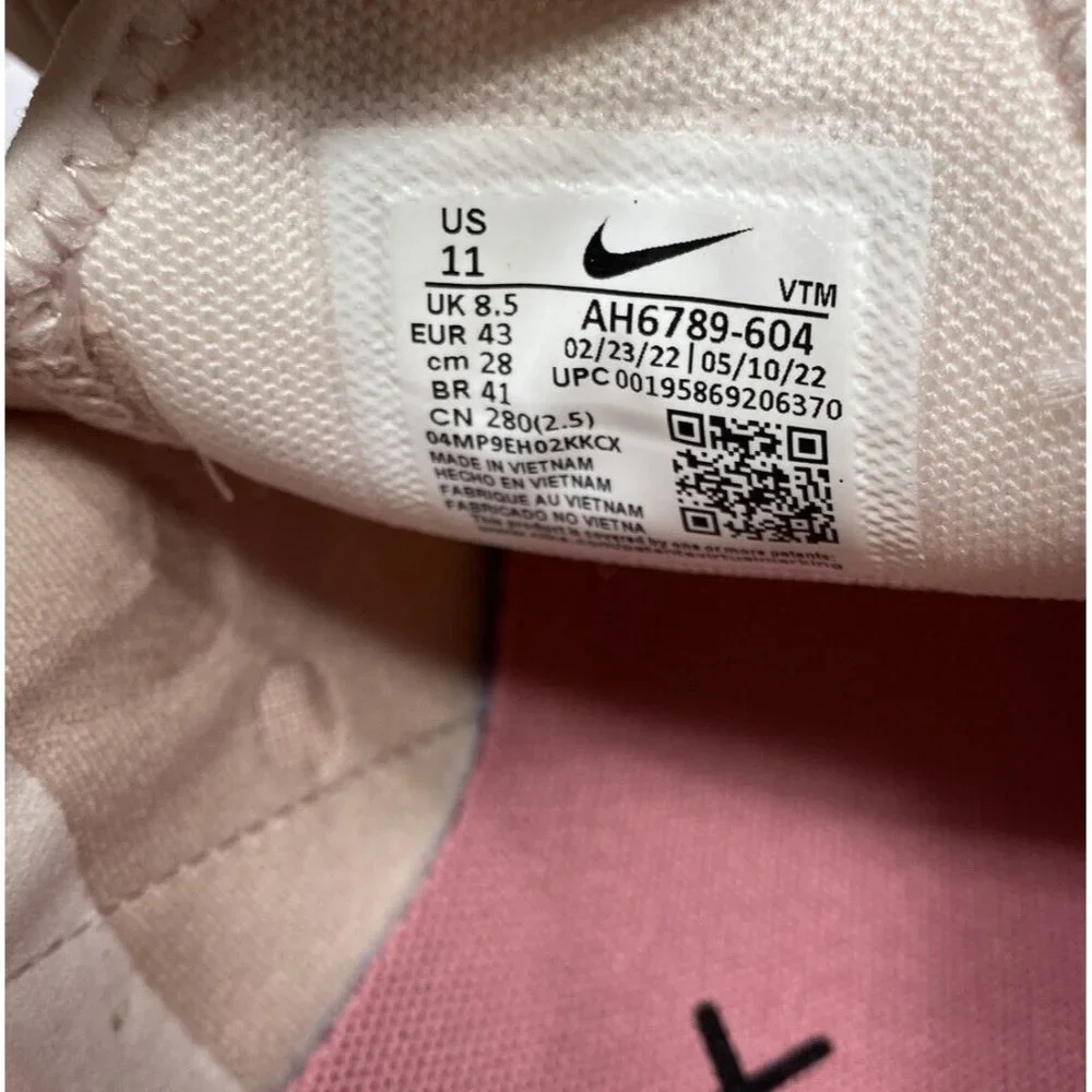 Nike Air Max 270 Light Soft Pink AH6789-604 Size 11 Women's Shoes_6